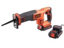 Image of Black and Decker 18v Cordless Reciprocating Saw With 1 x 1.5ah XMS24BDRECIP