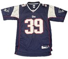 New England Patriots Jersey Large Lawrence Maroney Mens Blue Reebok
