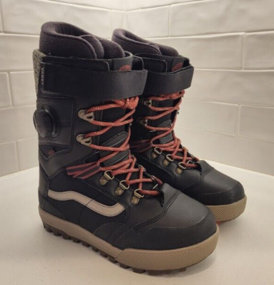 Vans 24/25 Luna Ventana Pro Black Red Women's Size 7 Snowboard Boots Ride K2