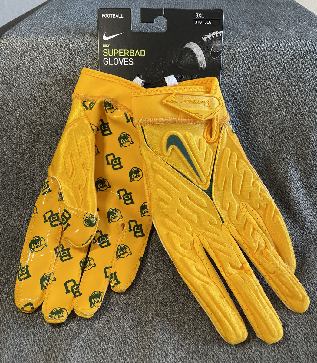 RARE Nike Superbad 6.0 Football Gloves NCAA Baylor Bears RARE Nike Superbad 6.0 Football Gloves NCAA Baylor Bears