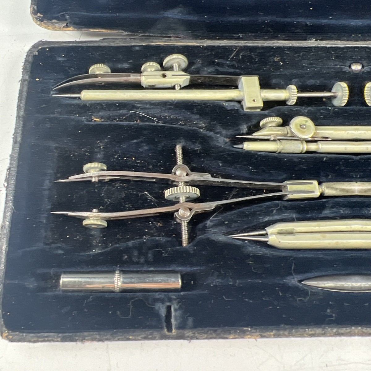 Workshop Mu!! 　 designing from 1970 and… Vintage Mechanical Misc. Drafting Tool Set (Incomplete) In A Black