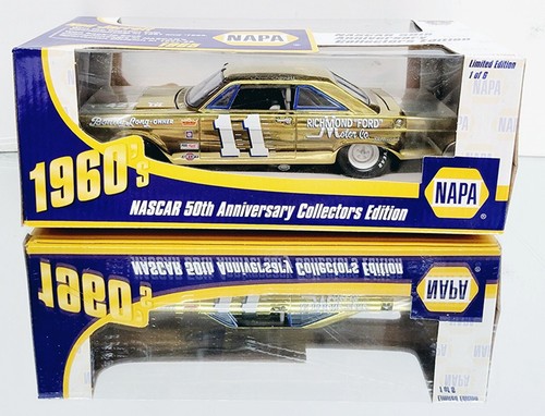 NED JARRETT 1965 GALAXIE GOLD FINISH 1/24 ACTION NAPA SERIES