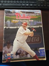 2005 Philadelphia Phillies Yankees Spring Training Program - Brian Cashman Auto.