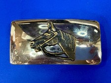 Horse Head Bust Rodeo Cowboy Western Replacement Belt Buckle for 1" Belt