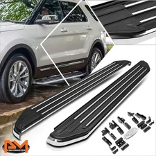 For 11-19 Ford Explorer Aluminum Side Step Nerf Bar 5.5" Running Boards Black