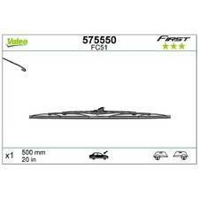 Scheibenwischer vorne rechts für Peugeot Expert VF3X Renault 19 2 D53 | 456526