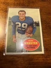 1960 Topps - Alex Webster #75