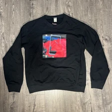 Uniqlo KAWS x Warhol Graphic Sweatshirt Crewneck Black Adult Size Medium Black