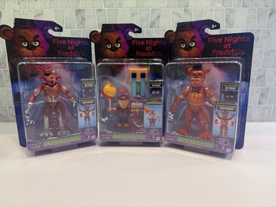 Five Nights at Freddy s FNAF Figure Lot of 3 Balloon Boy Withered Freddy & Foxy