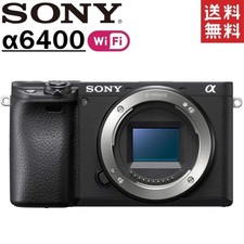 Sony 6400 ILCE-6400 Mirrorless Camera Body Black 24.2MP 4K Video