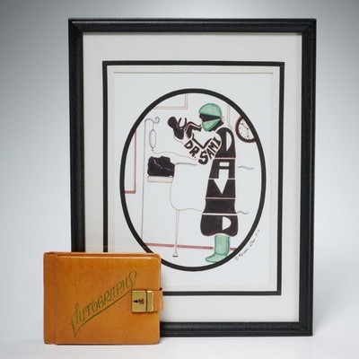 Framed 1979 Personettes Dr Sami David Obstetrician Fertility Illustration 2pc
