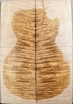 Electric Guitar Top Quilted Maple Wood Bookmatched Set Luthier Supply