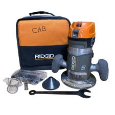 RIDGID R22002 2 HP 1/2 in. Corded Fixed Base Router - READ FULLY