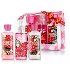 Bath & Body Travel Gift Set. Cotton Candy, Sweet Pea or Japanese Cherry Blossom