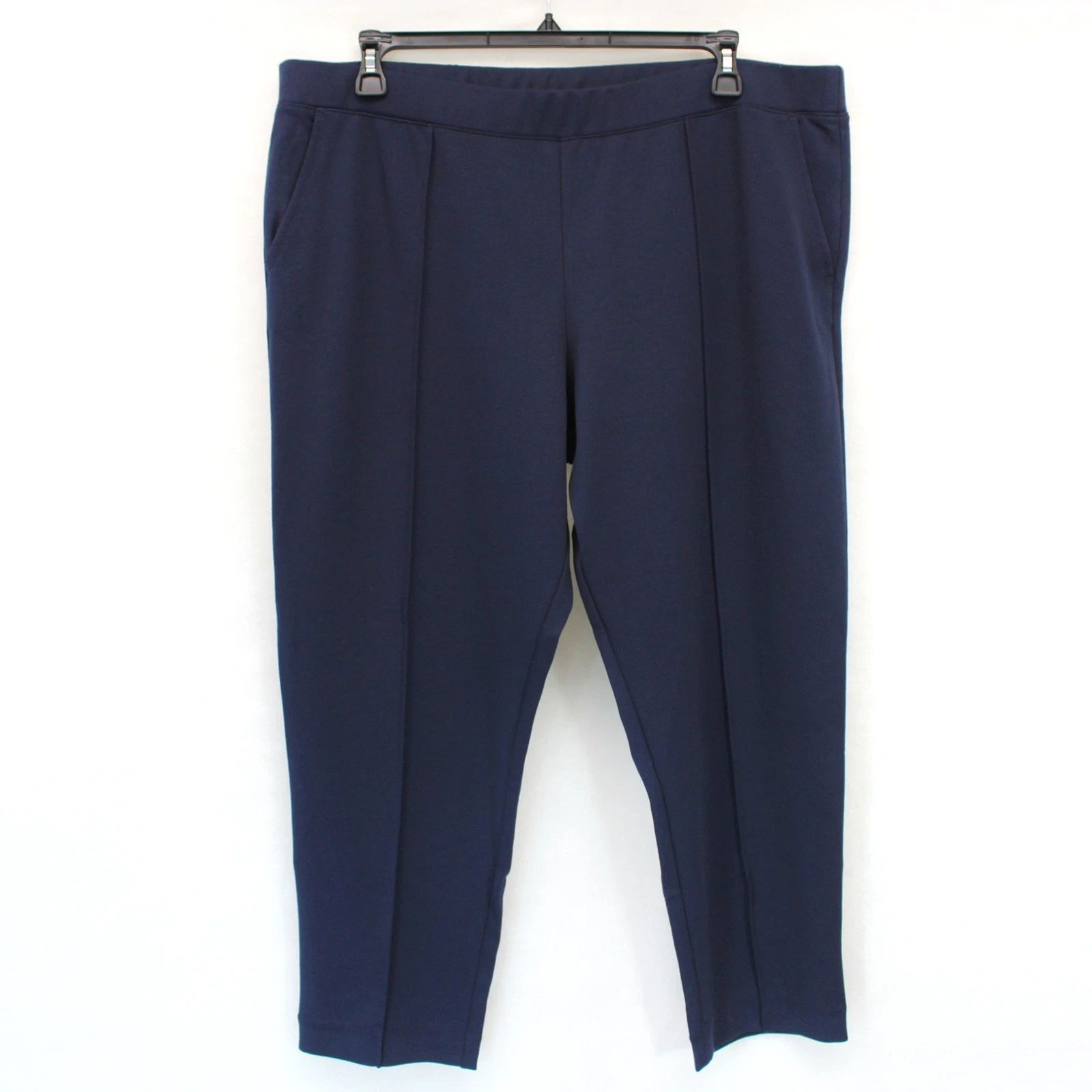 J.Jill Plus Navy Slim Pocket Stretch Waist Pants 2X