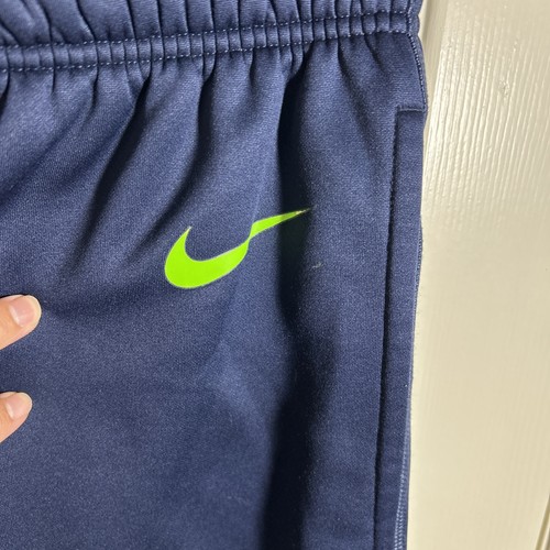 Seattle Seahawks Nike ThermaFit Pants Authentic Team Apparel Fleece Lined L - Picture 3 of 8