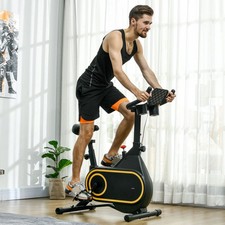 Exercise Bike Cycling Bike w/ Silent Flywheel, Bottle/Tablet Holder, Refurbished