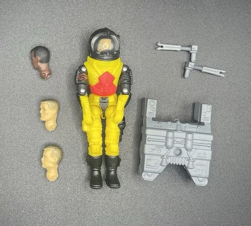 2025 Payload Astronaut Black Major G.I. GI Joe Action Figures ARAH Yellow Black