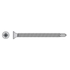 #6 x 1-1/4" SQUARE DRIVE BUGLE HEAD 410SS S/D SCREWS 100ct | F06T125BDC