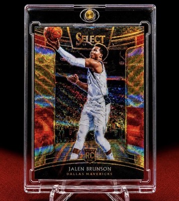 Jalen Brunson RARE ROOKIE HOLO GOLD ENCASED INVESTMENT CARD MVP KNICKS MINT