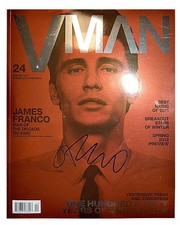 James Franco Signed Autographed Vman Magazine
