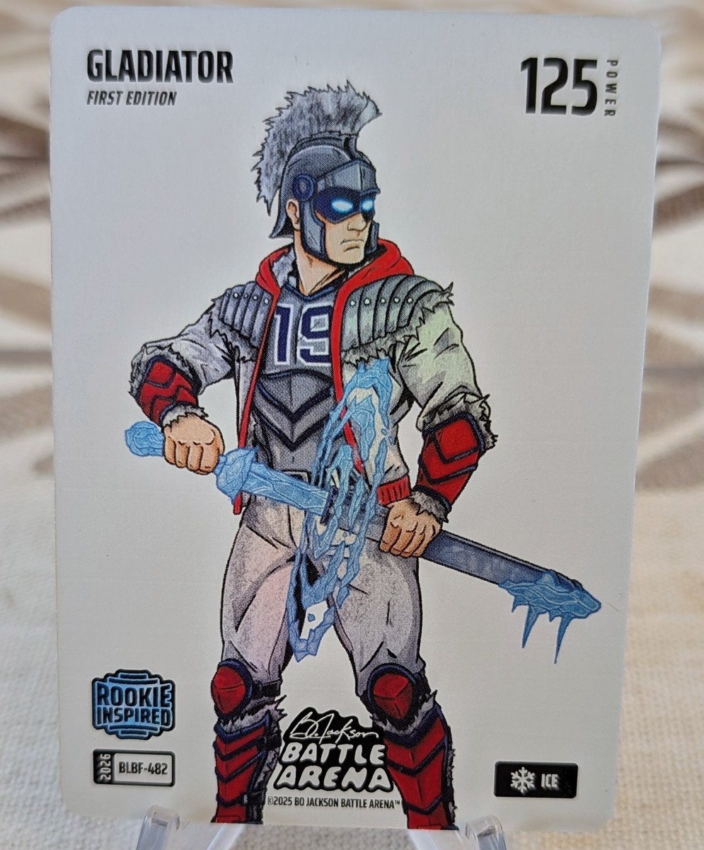 2026 Bo Jackson BATTLE ARENA GLADIATOR Roman Anthony RC ICE BLIZZARD BATTLEFOIL