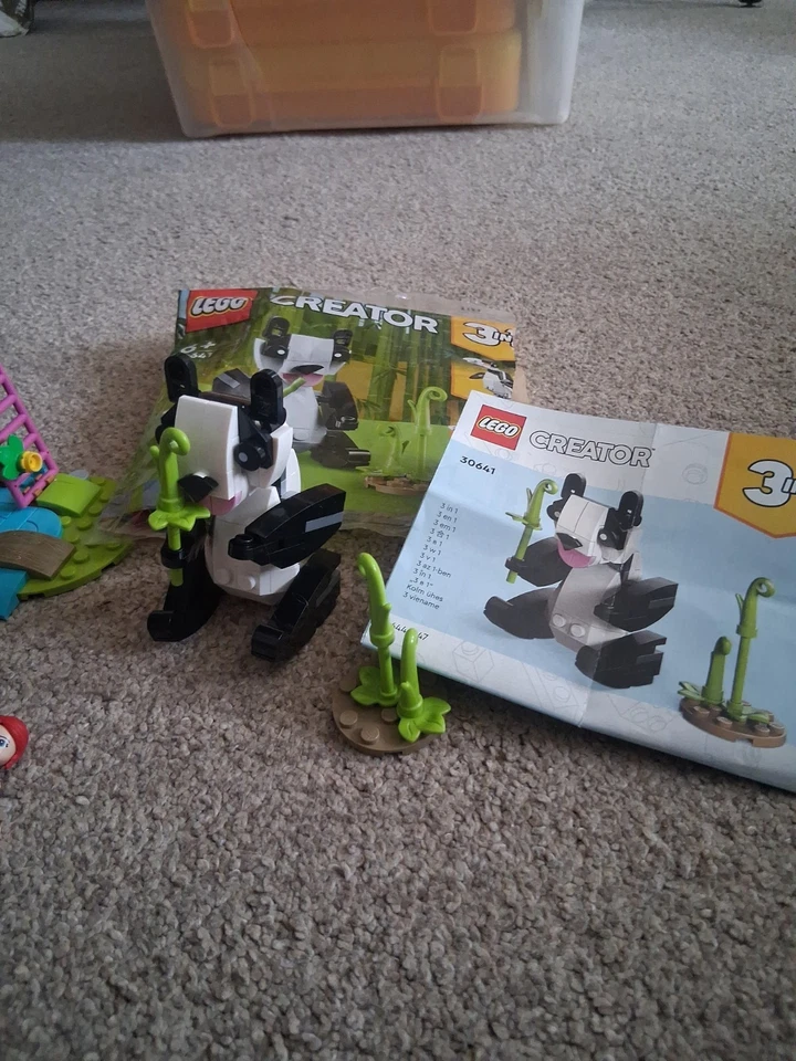 Lego Panda Jungle Treehouse 41422 And  Panda 3in1 Creator Set 30641, photo 3 of 5