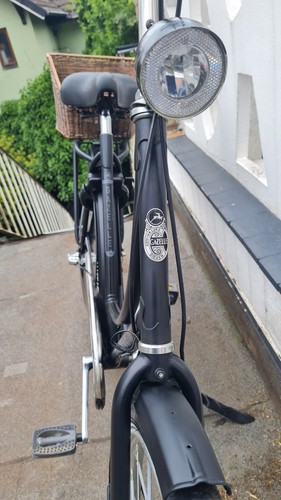 Gazelle Classic Hollandrad, Schwarz Matt, 3 Gang, Rh: 57 cm, Fahrrad, überholt. - Bild 4 von 18