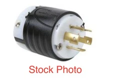 LEGRAND PASS & SEYMOUR L1620-P 20 AMP 3 POLE 480V TURNLOK PLUG