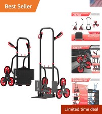 Stair Climbing Hand Truck 440lb Heavy Duty Dolly Cart for Stairs Thickened Up...