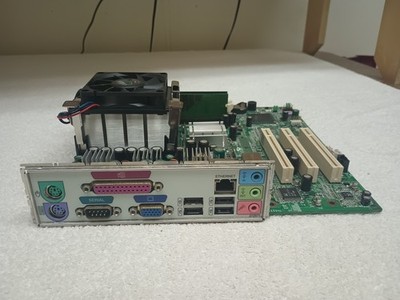Compaq Presario SR1103WM Desktop Motherboard 5187-5628 Intel Celeron CPU + Ram