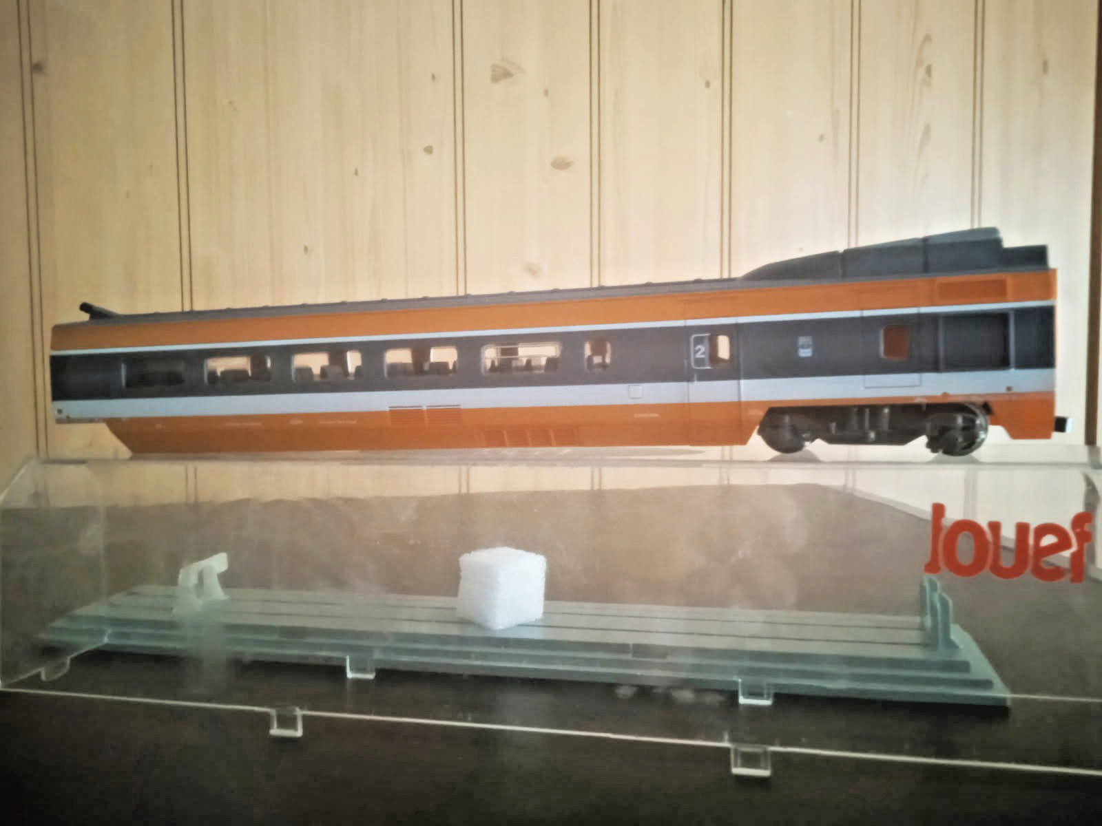 JOUEF TGV PSE VOITURE 2 CL NEUVE 580500 V101 pour compléter une rame de train HO Jouef Champagnole