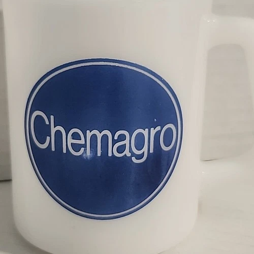 Vintage Chemagro Federal Heat Proof Coffee Tea Cup Mug White Milk Glass USA