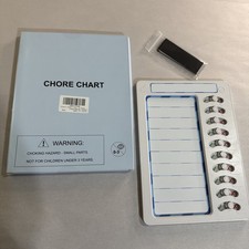 Magnetic Chore Chart for Kids - Daily Routine Chart, Visual Schedule Checklist