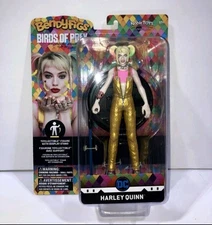 Noble Collection Bendyfigs DC Comics - Harley Quinn Figure - Birds Of Prey