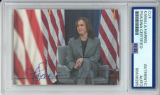 Vice President Kamala Harris SIGNED Picture Cut PSA DNA Certified COA AUTOGRAPH