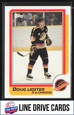 1986-87 Topps #32 Doug Lidster Vancouver Canucks EX