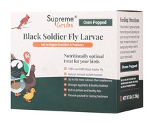 Natural Black Soldier Fly Larvae for Chickens, 85X More Calcium Than Mealworm...