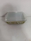 Vintage PYREX Spring Blossom Crazy Daisy Refrigerator Dish 0503 With Lid