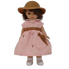 Madame Alexander 2002 Doll Bear Pink Dress Hat 100th Anniversary McDonalds J5