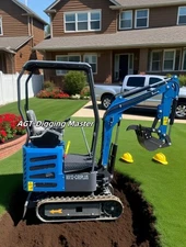 LOCAL PICKUP AGT 1 Ton Mini Tracked Excavator Digger RATO Engine EPA Certified