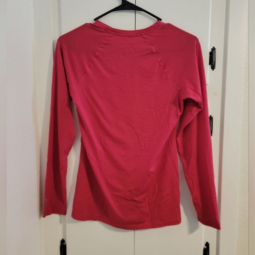 Smartwool Classic Thermal Merino Wool Base Layer Pink Top xSmall - Picture 2 of 3