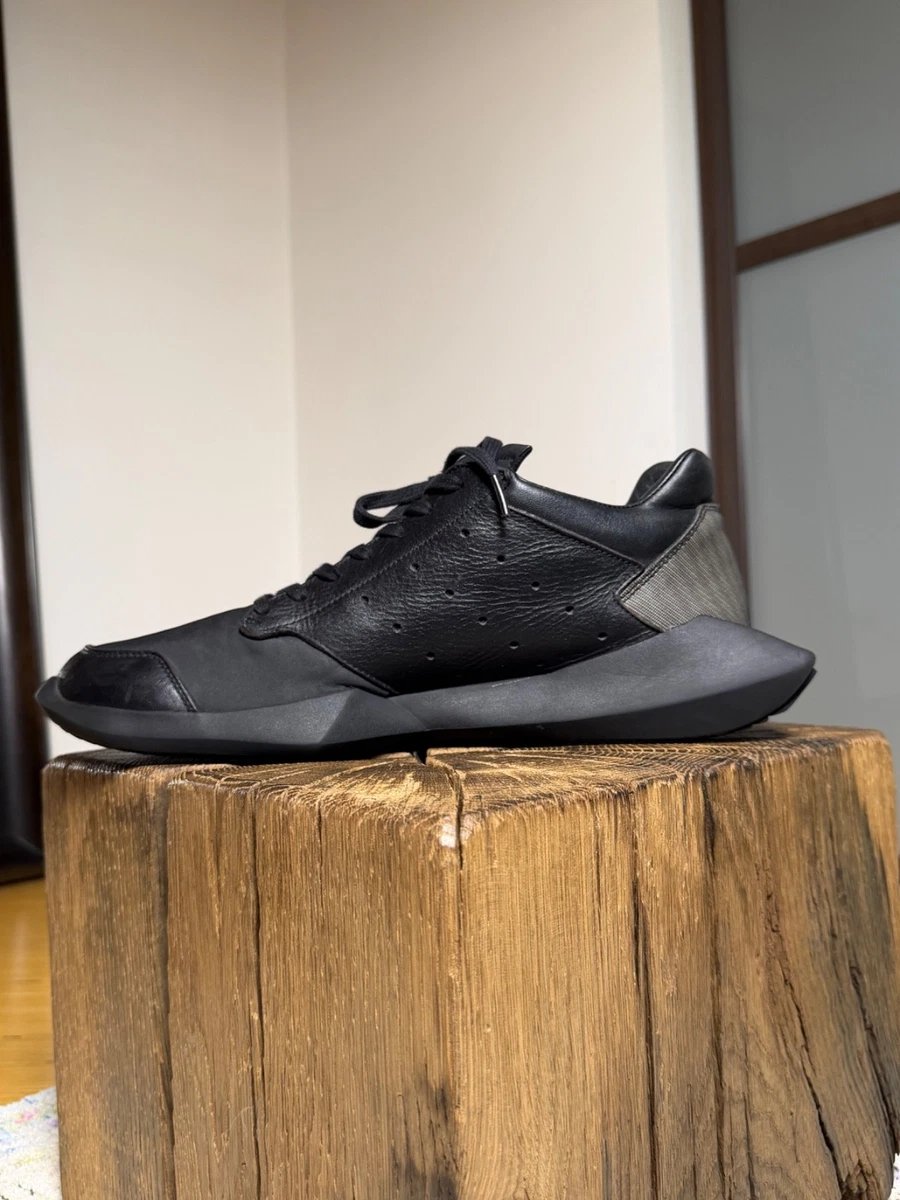 Rick Owens x  スニーカー ランナー Rick Owens x adidas Tech Runner White Black for Sale