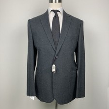 JOS A BANK Men's Blazer Sportcoat Jacket Size 44R Cotton Grey E121757
