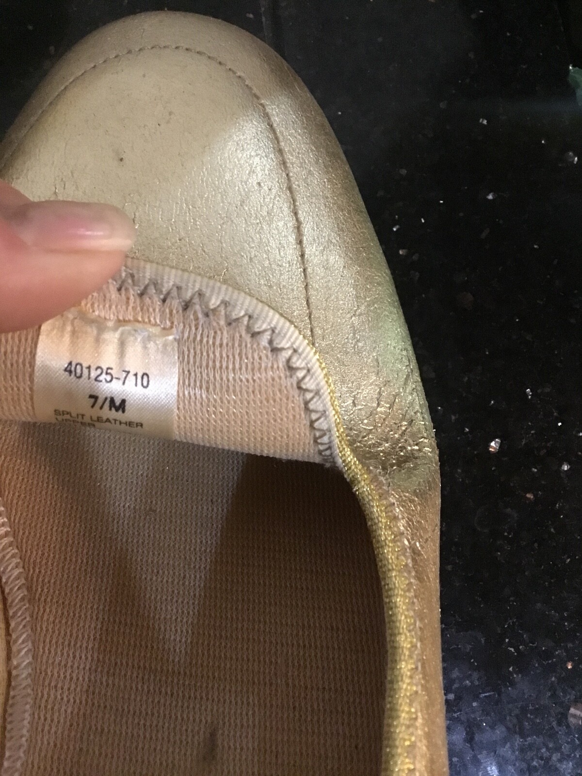 PANTOFOLA D’ORO Pantofola Vintage Daniel Green Donna 7 Meg Oro Metallico Nuova con fuori scatola