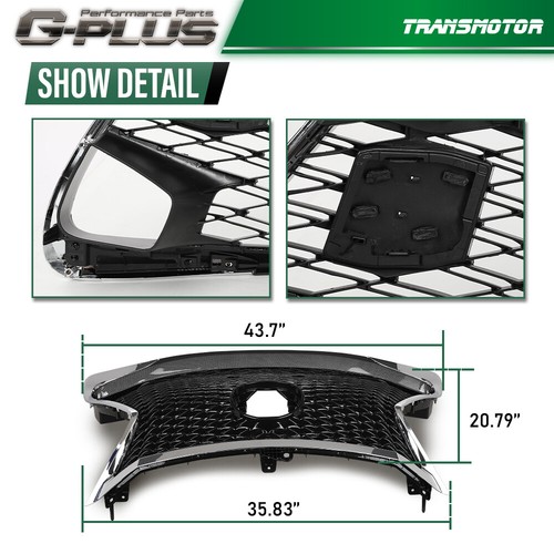 Fit For 13-15 Lexus GS GS350 GS450 Conversion 16+GSF front bumper + Fog Lights - Picture 8 of 12