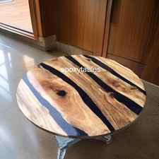 Tavolo riunione conferenza resina nera lusso cucina balcone hotel arredo deco