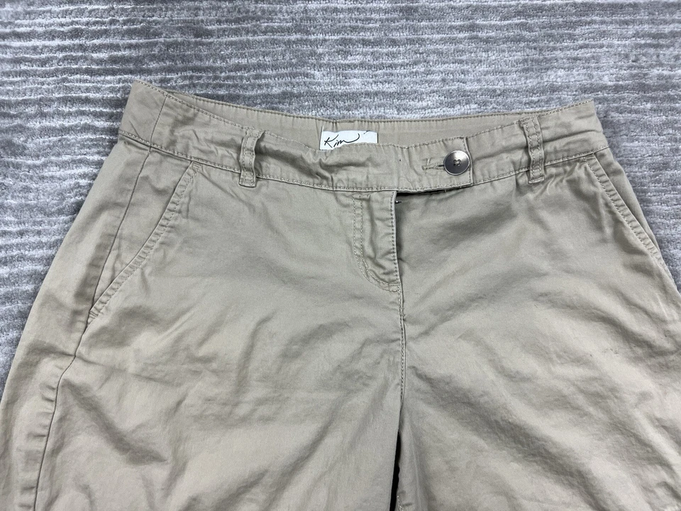 Pantalones Cortos Kim Rogers Mujer 6 Beige Mezcla Algodón Exterior Informal Foto 2 de 4