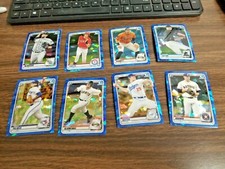 DAXTON FULTON 2020 BOWMAN CHROME SAPPHIRE BD-131 MARLINS(FIRST ROOKIE REFRACTOR)