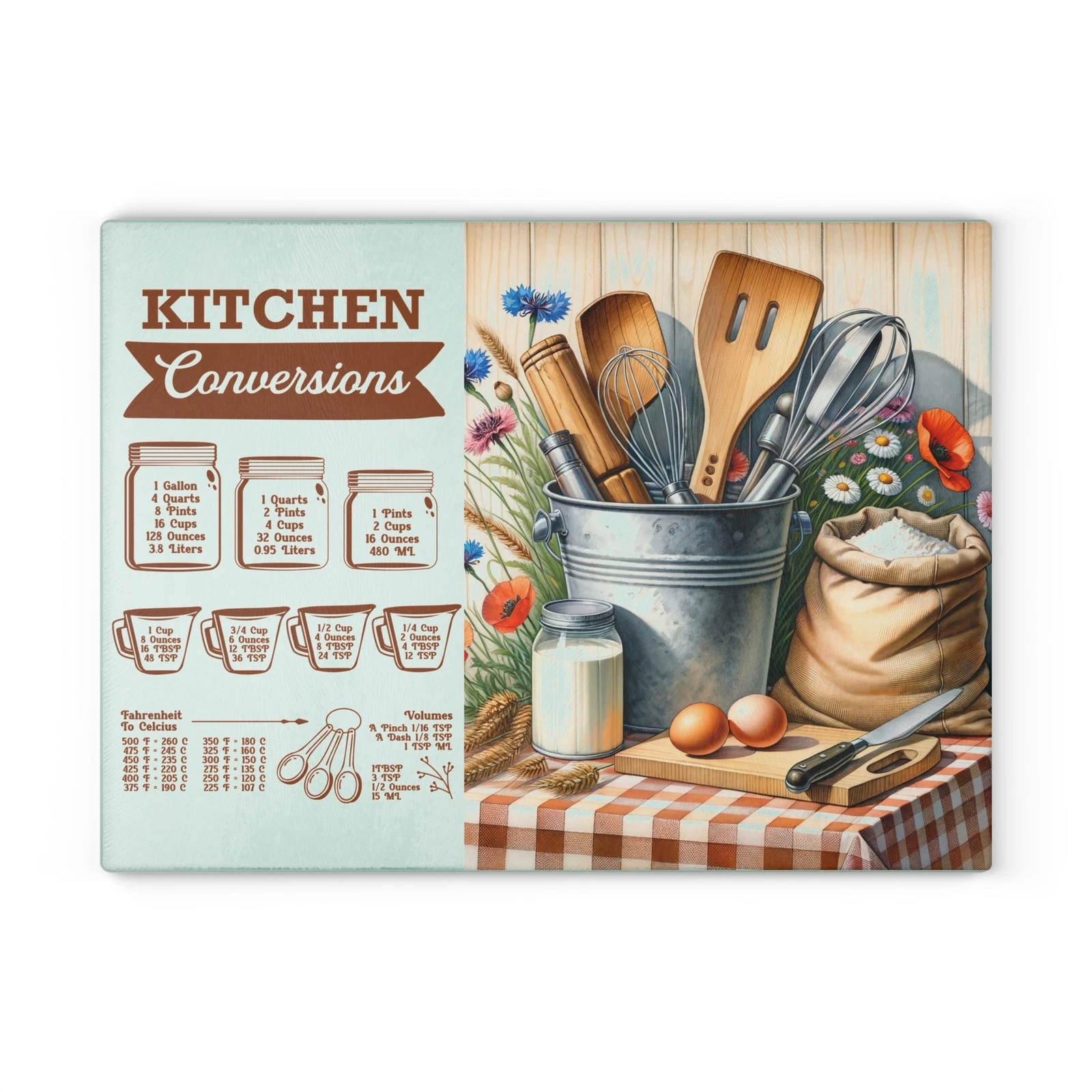 Kitchen Conversion Cutting Board